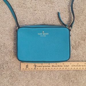 Blue kate spade mini cross body